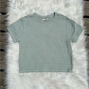 American Eagle Textured Tee Mint Green Size Small